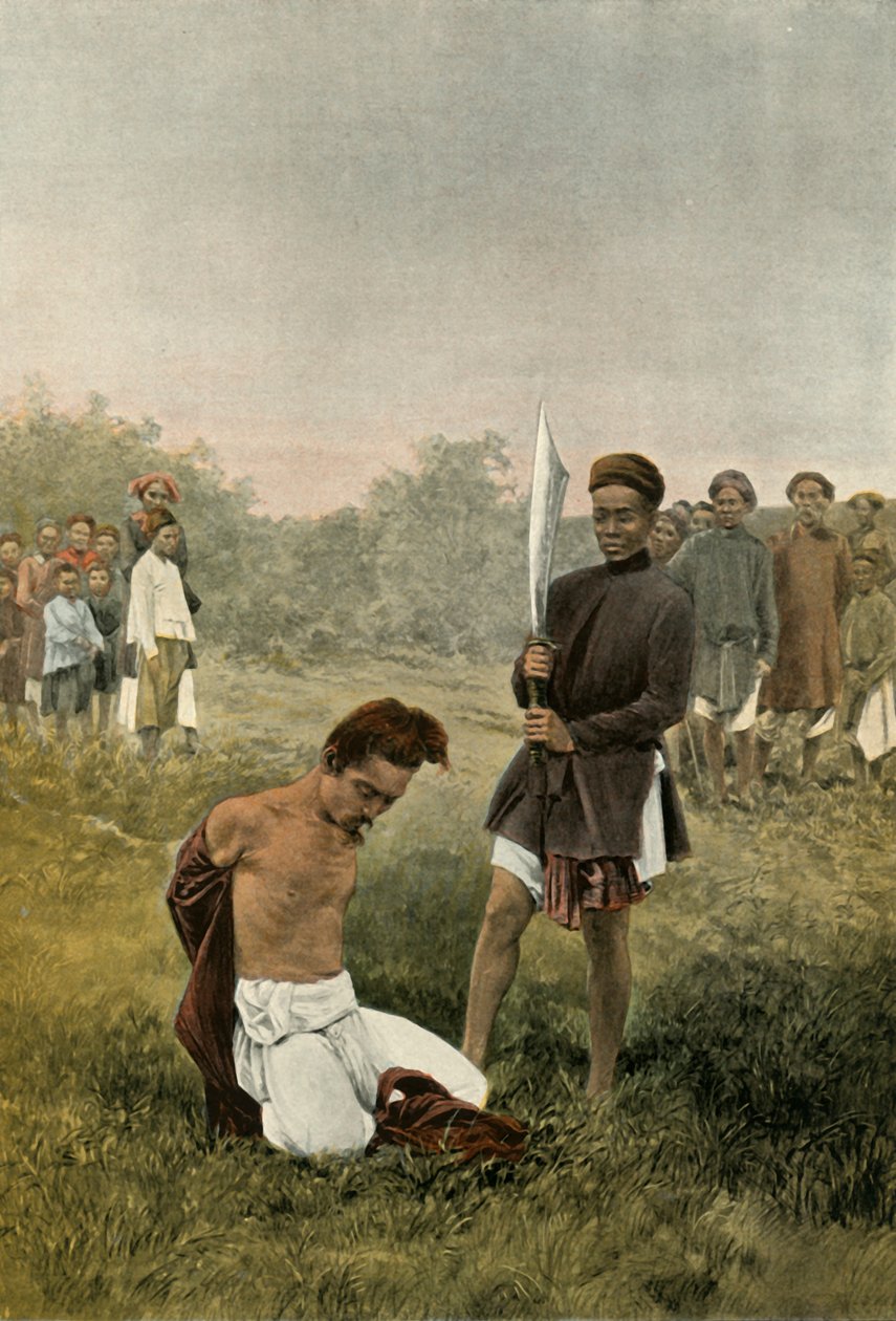 Execution Capitale, halálbüntetés, 1900. alkotó: Unbekannt