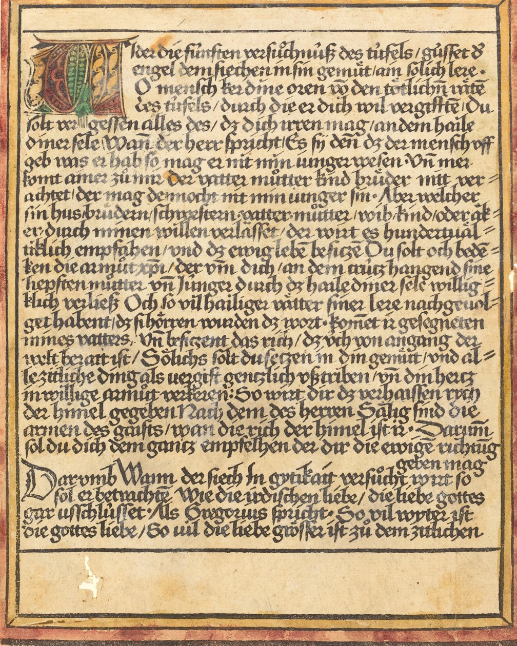 Buzdítás a kapzsiság ellen c. 14701475. alkotó: Unbekannt