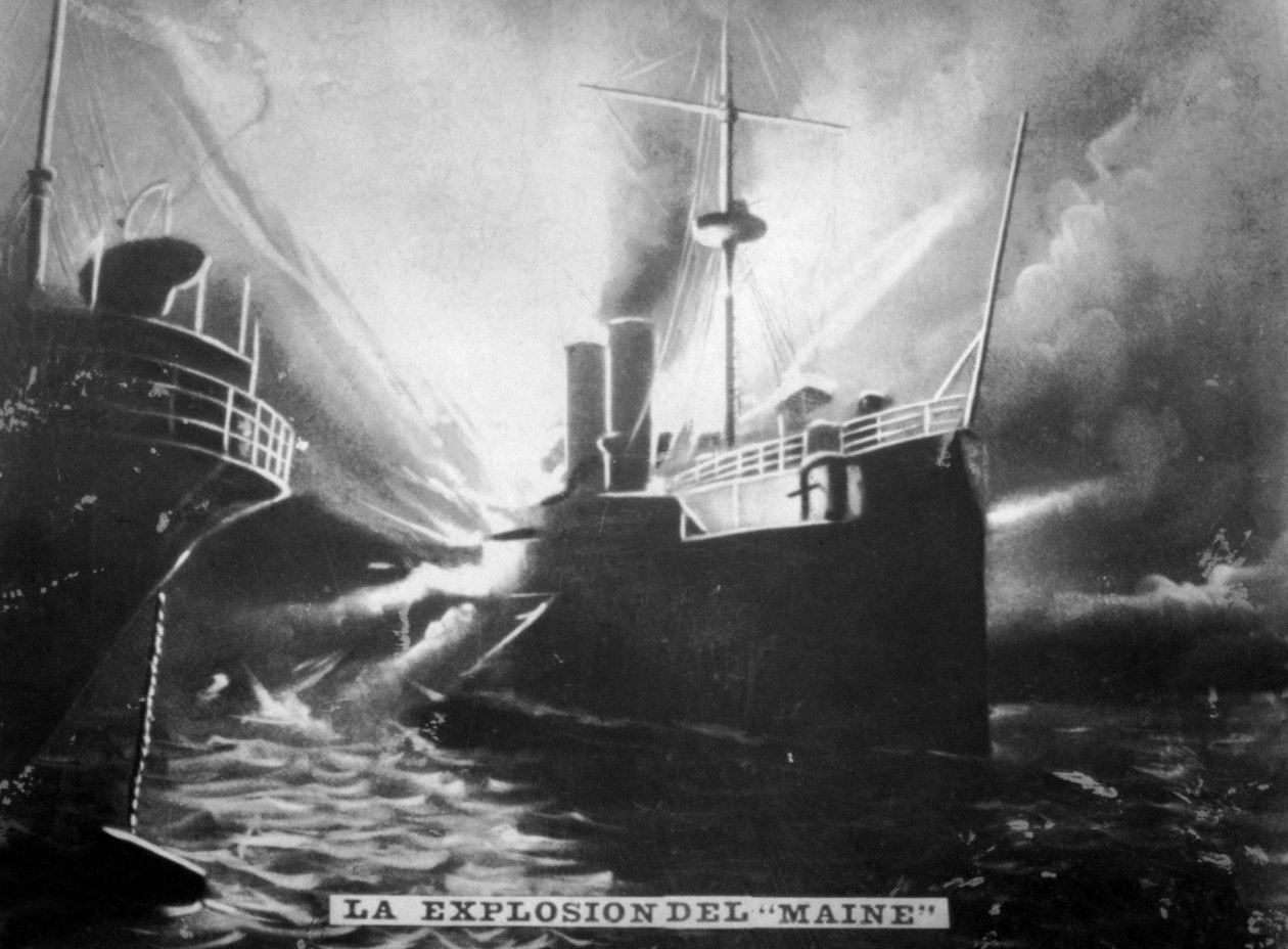Robbanás az SS Maine-en, 1898, 1910 alkotó: Unbekannt