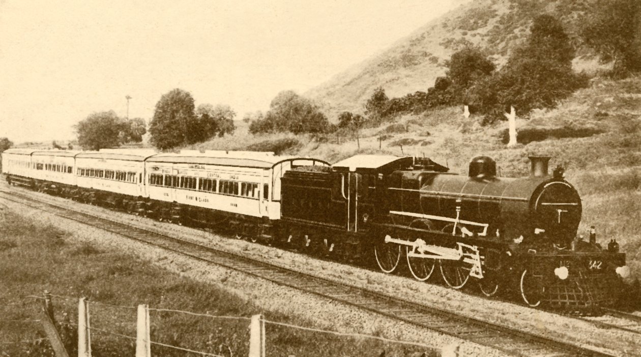 Expressz vonat, Bombay, Baroda és Közép-indiai vasút, 1930. alkotó: Unbekannt