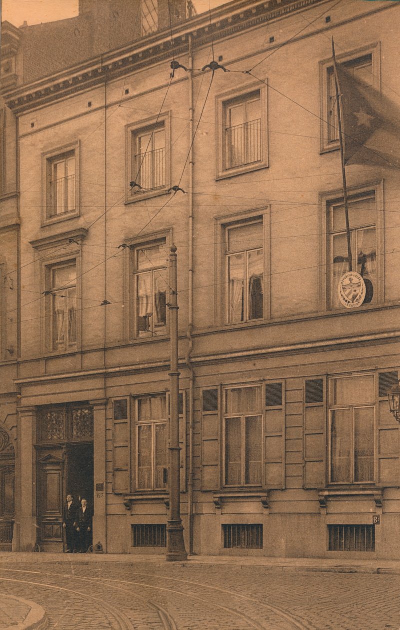 A kubai brüsszeli nagykövetség külseje, Belgium, 1927. alkotó: Unbekannt