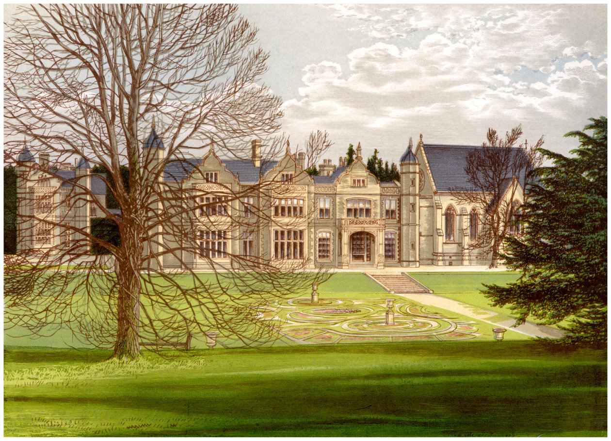 Exton House, Rutland, Gainsborough grófjának otthona, 1880 alkotó: Unbekannt