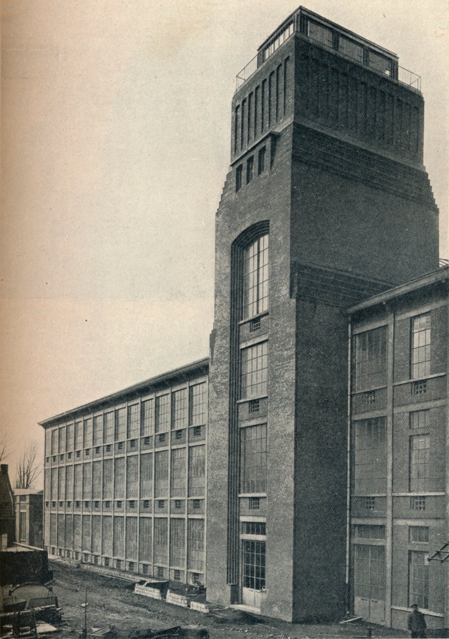 Az Etablissements Factory Nicolle, Wambrechies Nord, építész, Andre Granet, c1928 alkotó: Unbekannt