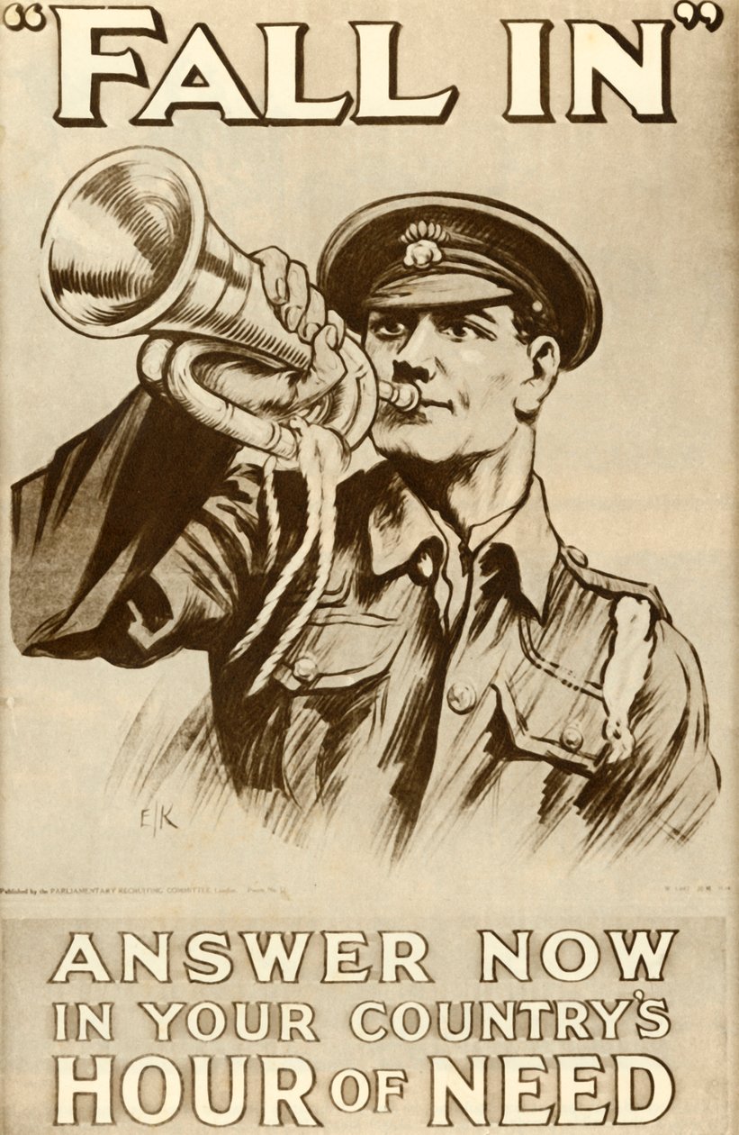 Ess be: Válaszolj most országod szükség órájában, 1915, 1935. alkotó: Unbekannt