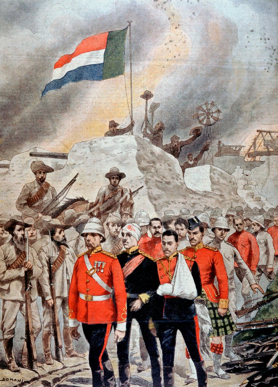 A brit helyőrség bukása a dél-afrikai Jamestownban, búr háború, 1901 alkotó: Unbekannt