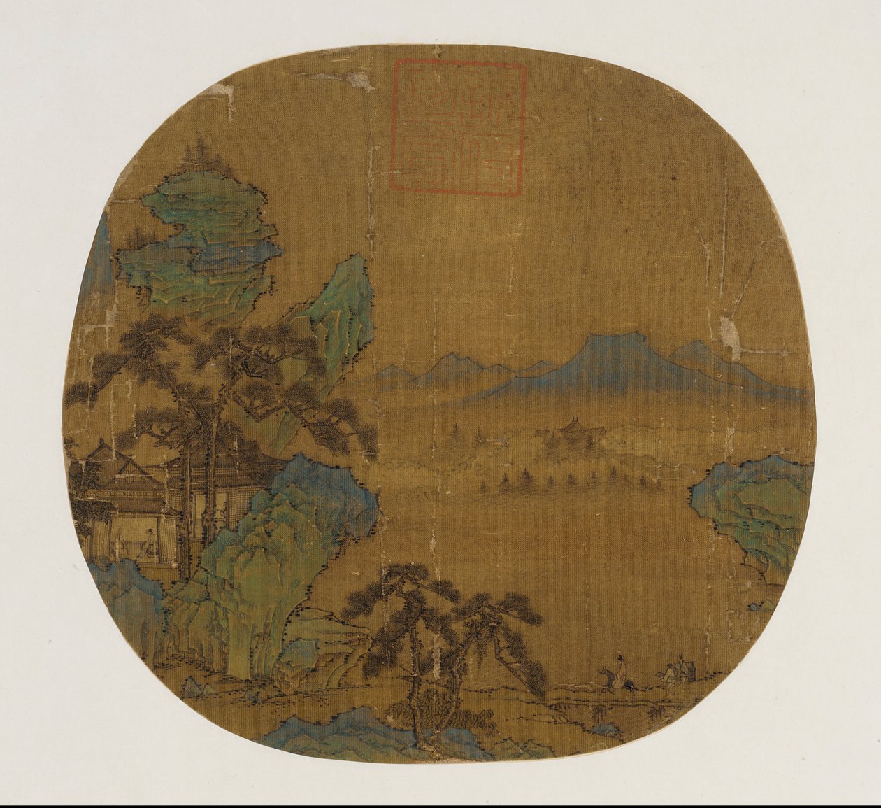Albumlevélnek szerelt legyező, Ming-dinasztia, 1368-1644. alkotó: Unbekannt