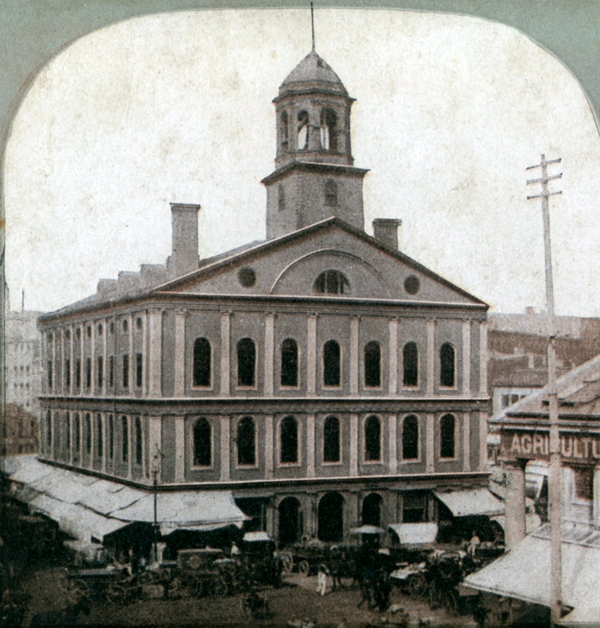 Faneuil Hall, Boston, Massachusetts, USA, 19. század vége alkotó: Unbekannt