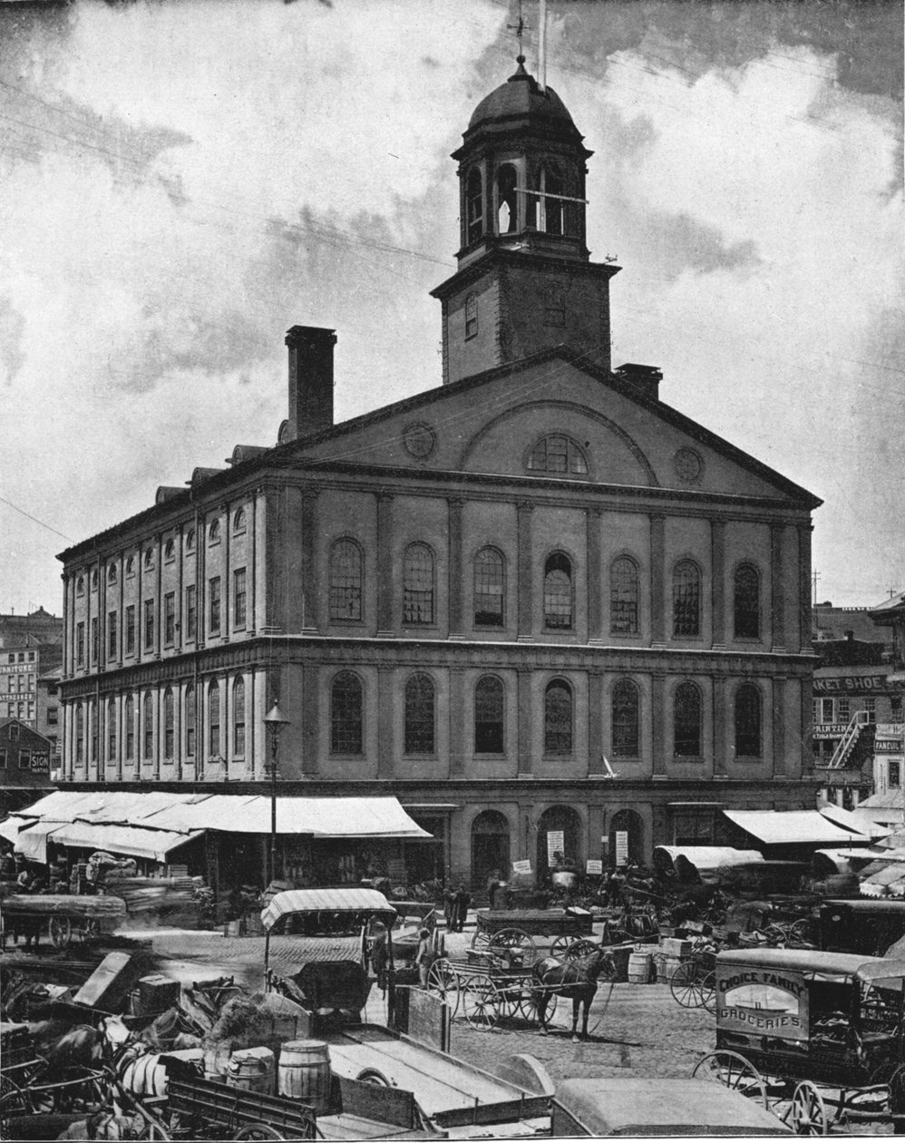Faneuil Hall, Boston, USA, 1900. alkotó: Unbekannt