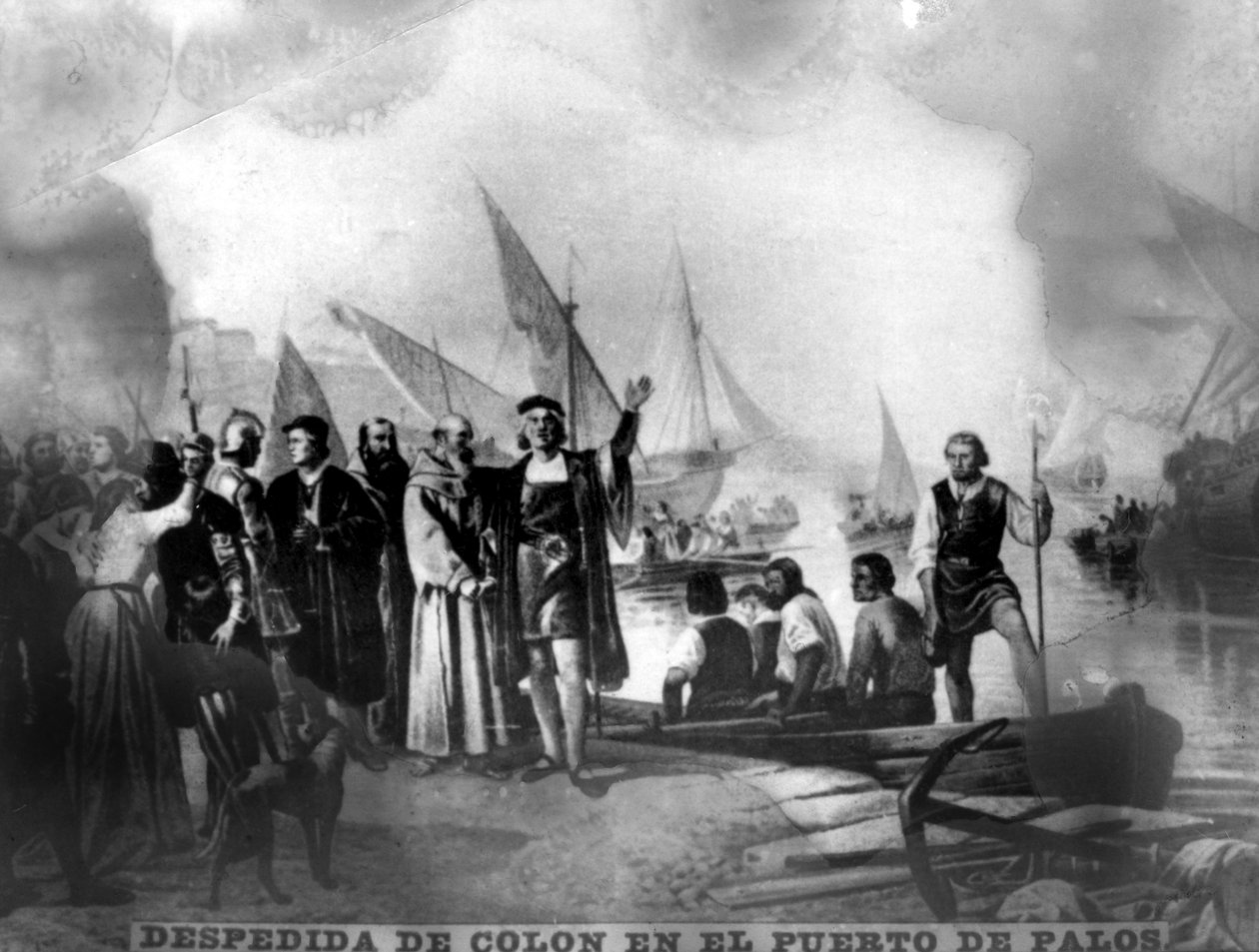 Búcsú Kolumbusztól, 1482, 1920-as évek alkotó: Unbekannt