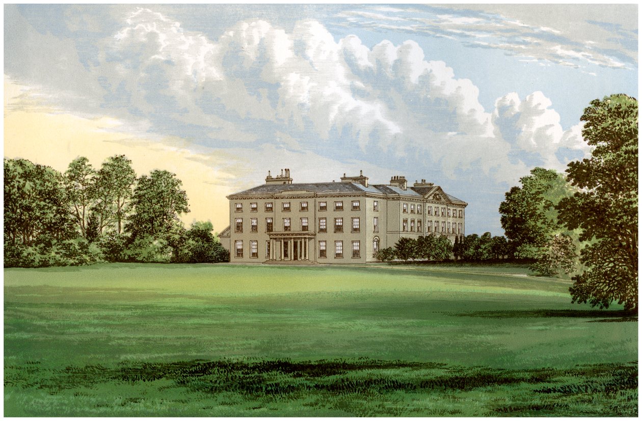 Farnham Lodge, Cavan megye, Írország, Lord Farnham otthona, 1880 alkotó: Unbekannt