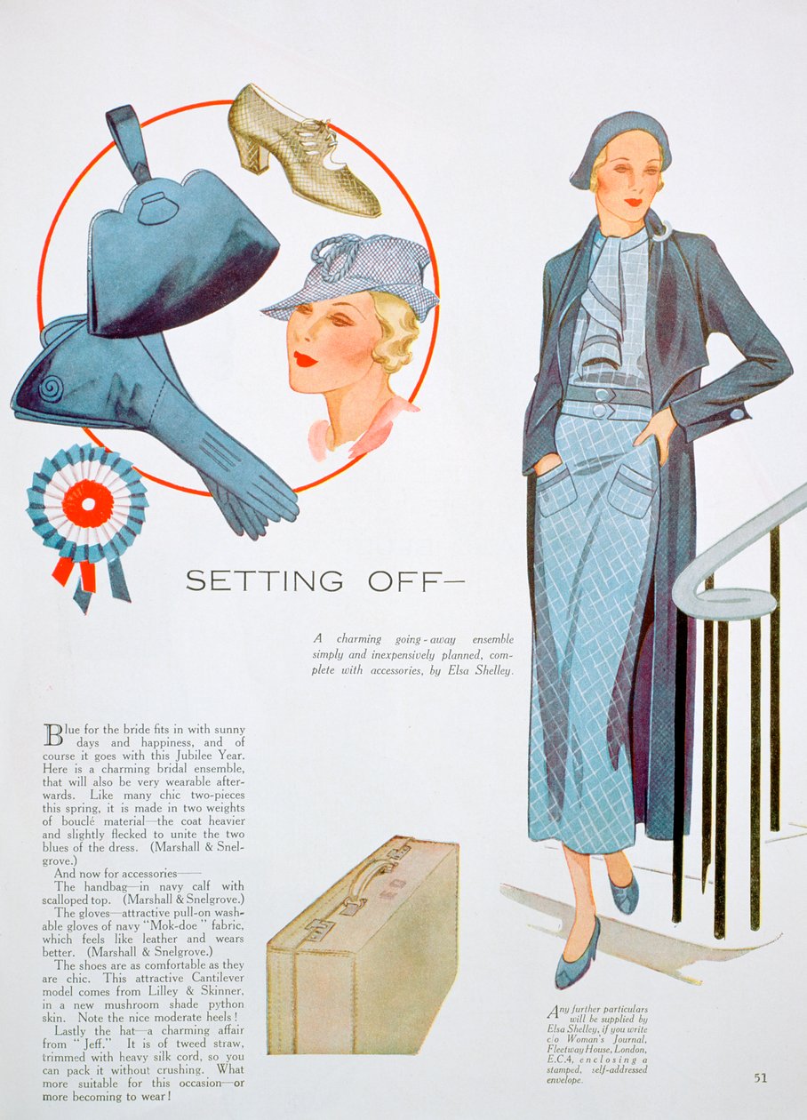 Divatillusztráció, 1935 alkotó: Unbekannt