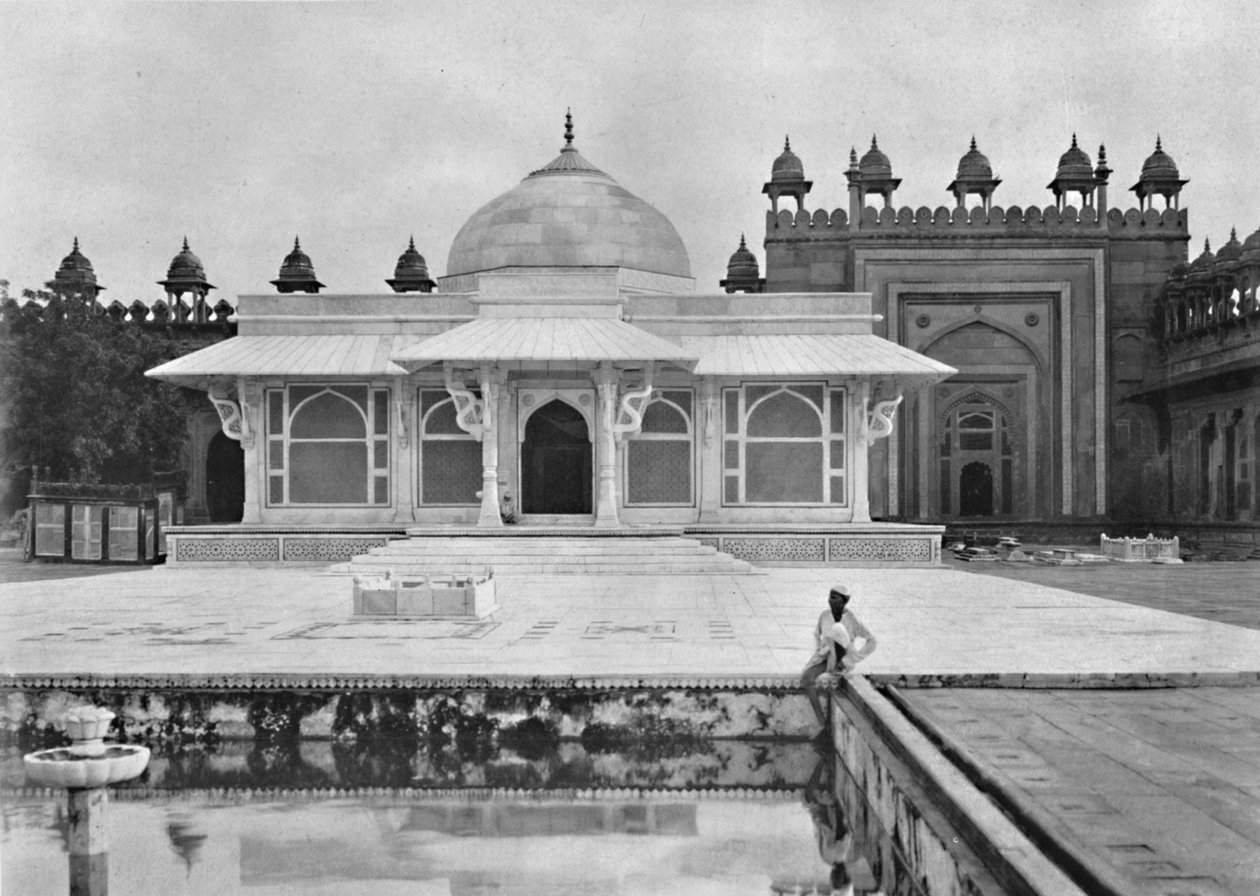 Fatehpur Sikri. Salem Christi sejk sírja, 1910. alkotó: Unbekannt