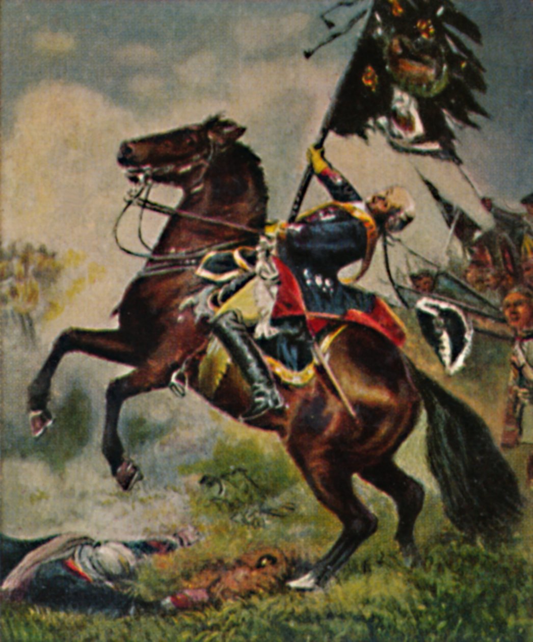 Schwerin gróf tábornagy 1684-1757. - Camphausen festménye, 1934. alkotó: Unbekannt