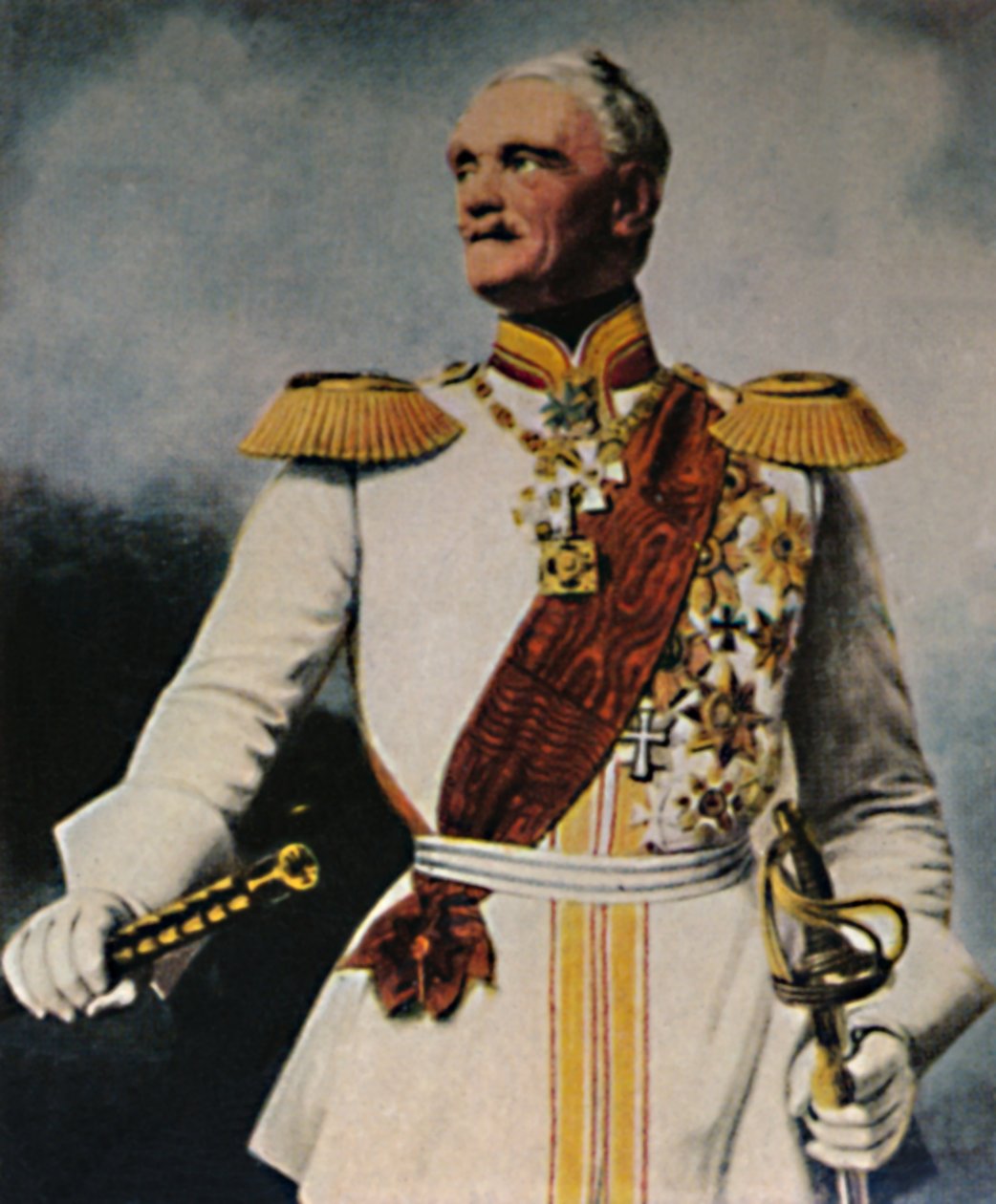 Wrangel tábornagy 1784-1877. - Krüger atya festménye, 1934. alkotó: Unbekannt