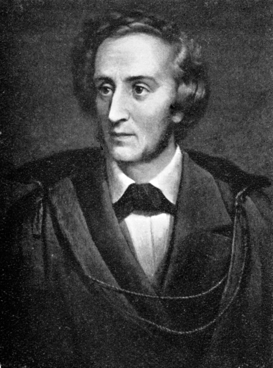 Felix Mendelssohn, 1809-1847, német zeneszerző, 1909 alkotó: Unbekannt