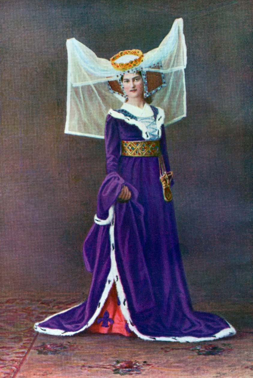 Női ruha VI. Henrik korából, 1910 alkotó: Unbekannt