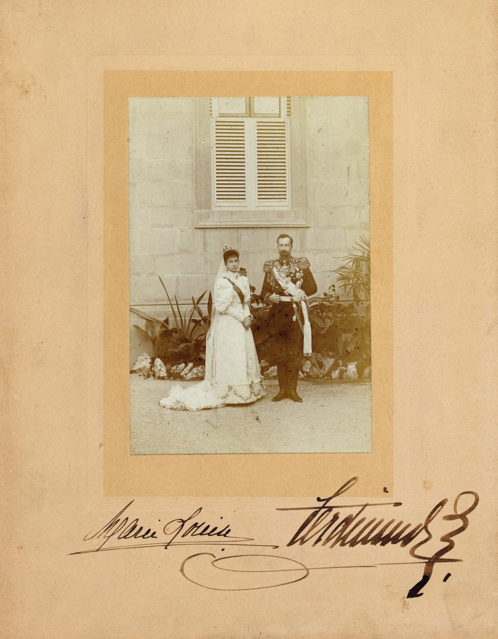 I. Ferdinánd bolgár feleségével, Marie Louise bourbon-pármai hercegnővel, 1893. alkotó: Unbekannt