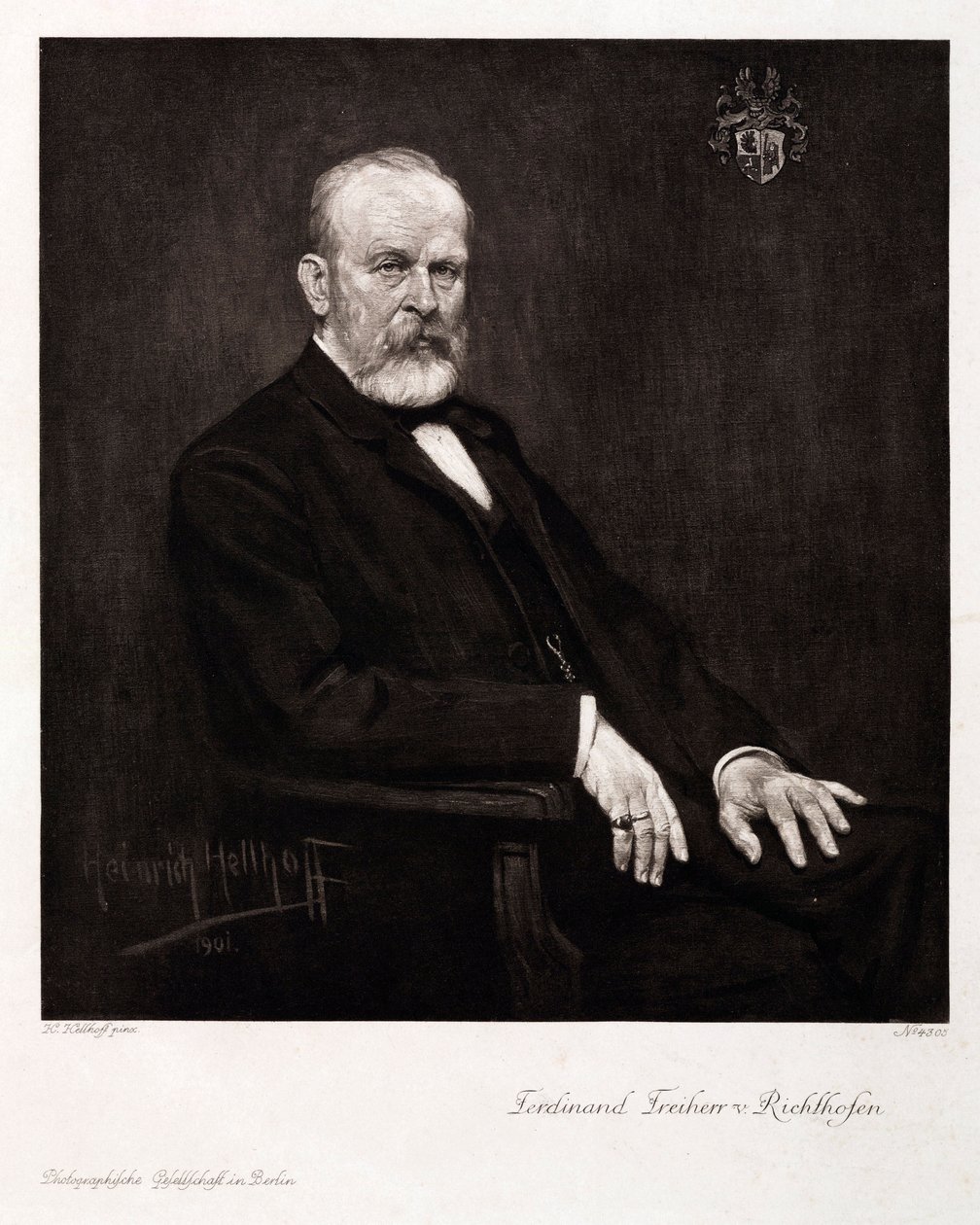 Ferdinand von Richthofen német geográfus és geológus, 1900 körül alkotó: Unbekannt
