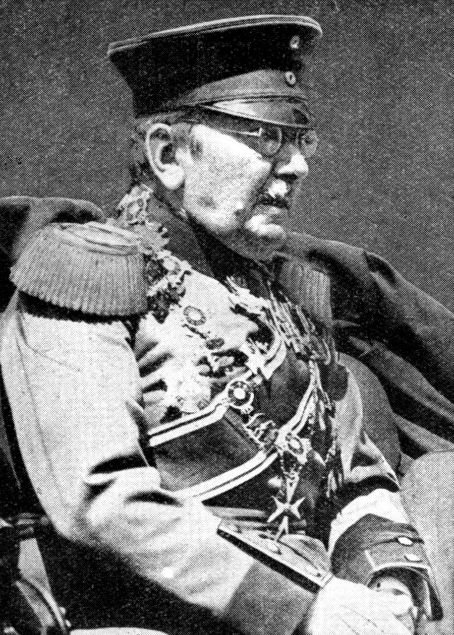Von der Goltz tábornagy, porosz katona, első világháború, 1914 alkotó: Unbekannt