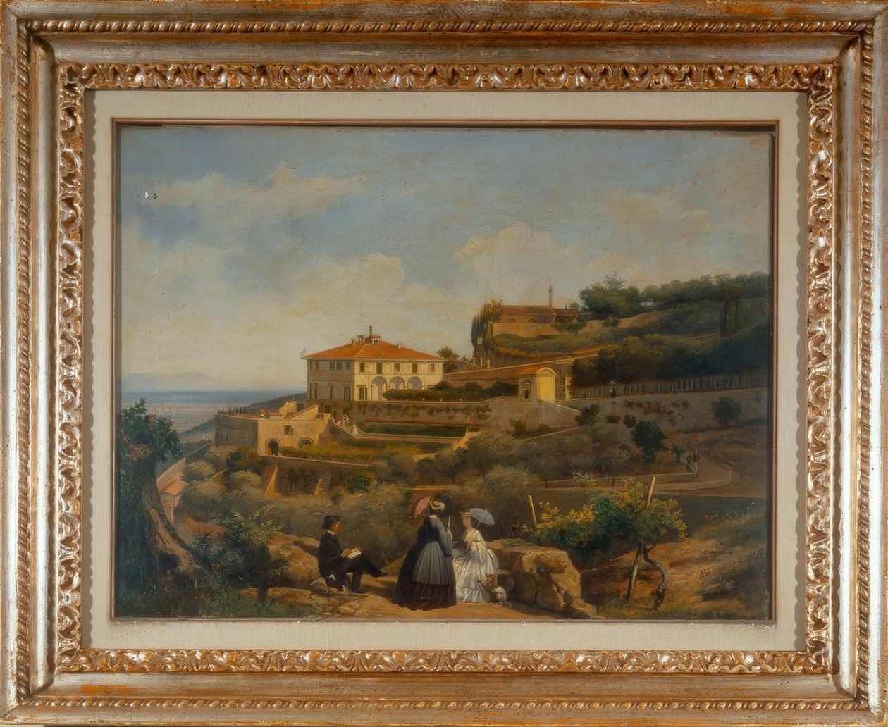 Fiesole, Villa Medici / Gem. 1869 alkotó: Unbekannt
