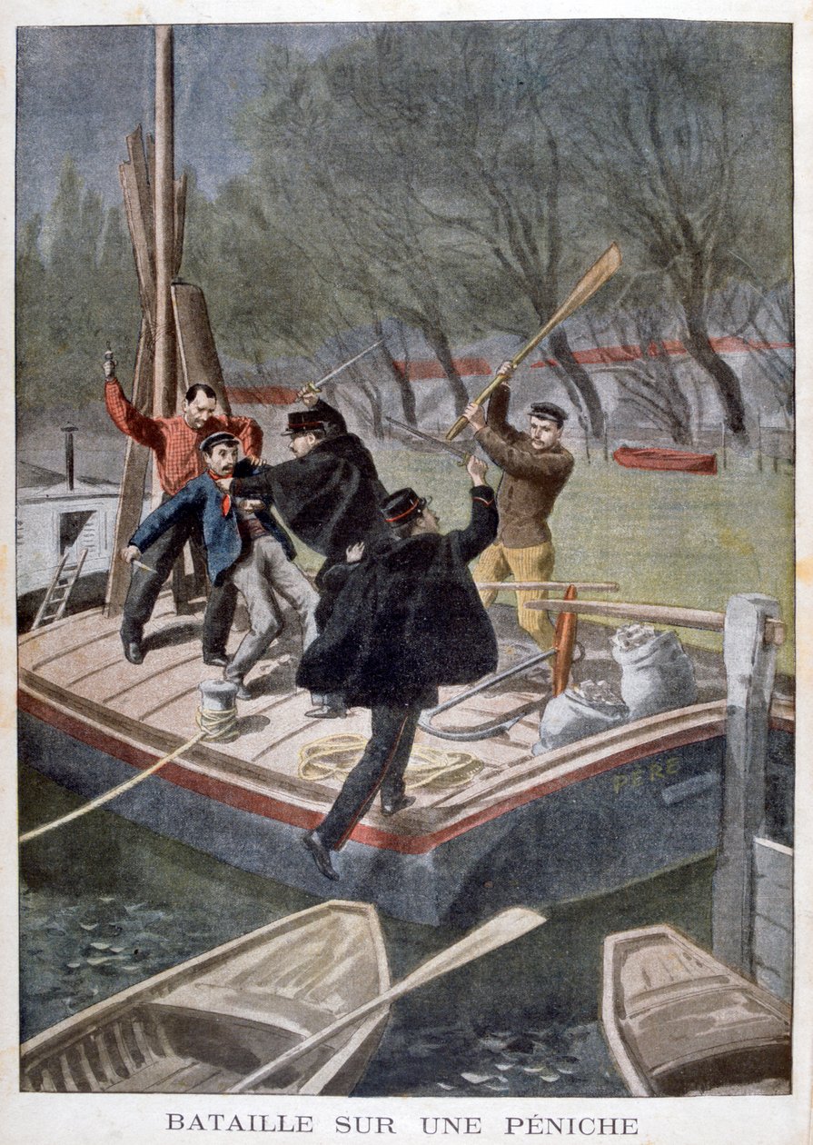 Harc egy bárkán, 1902 alkotó: Unbekannt