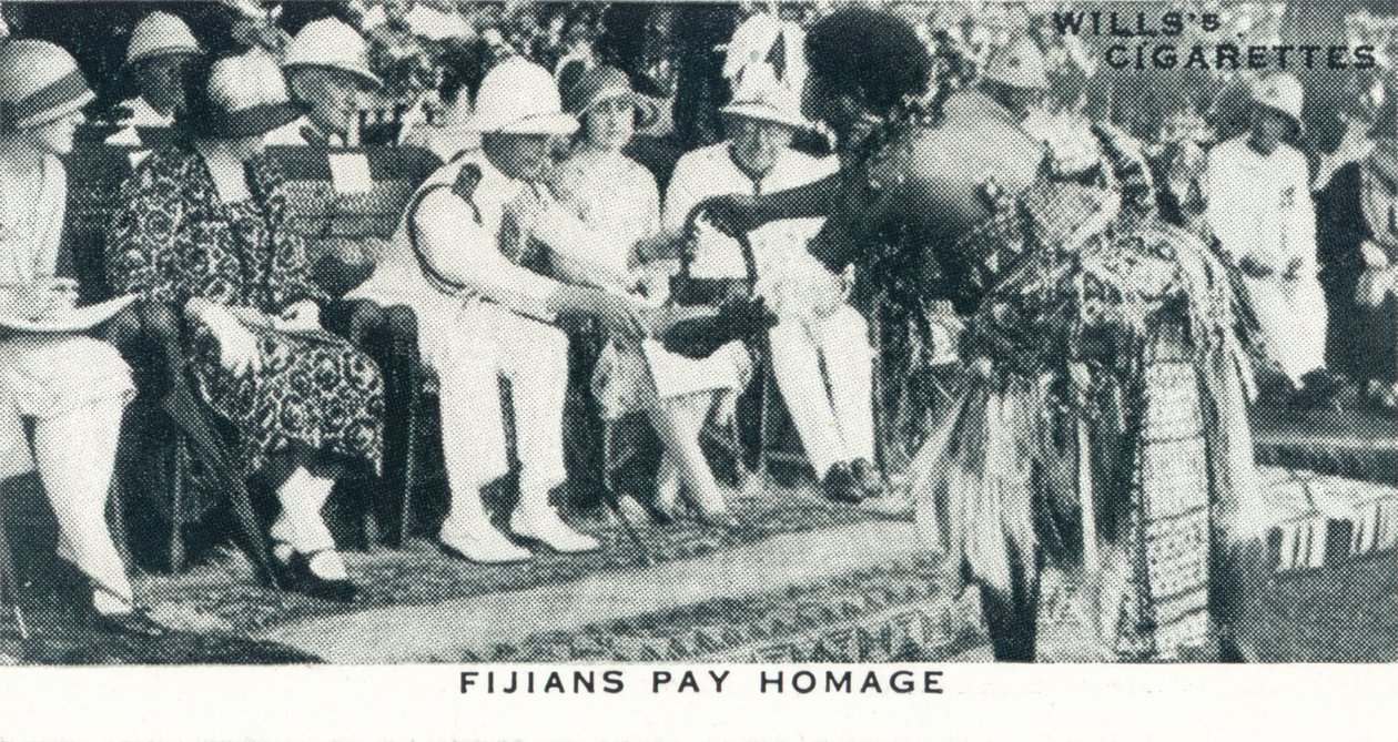 Fijiians Pay Homage, 1927 1937 alkotó: Unbekannt