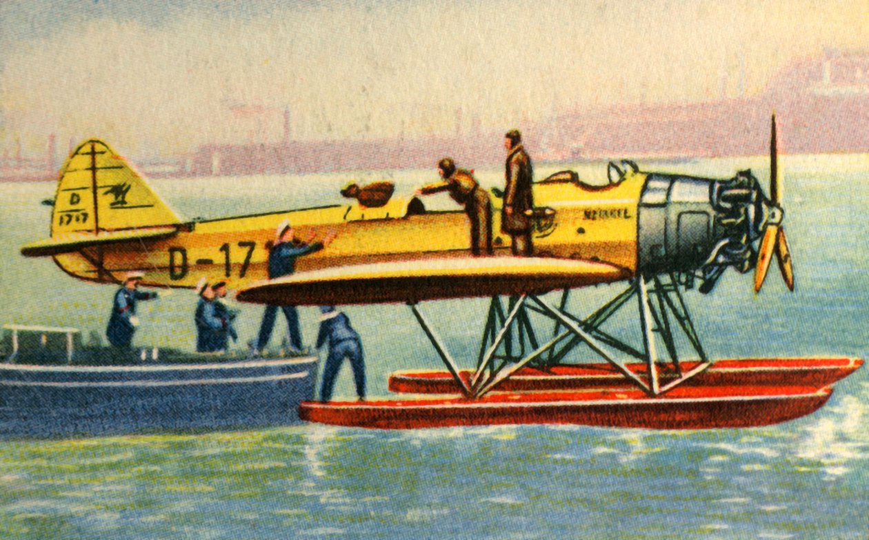 Első katapult postaszállítás, 1929, 1932. alkotó: Unbekannt