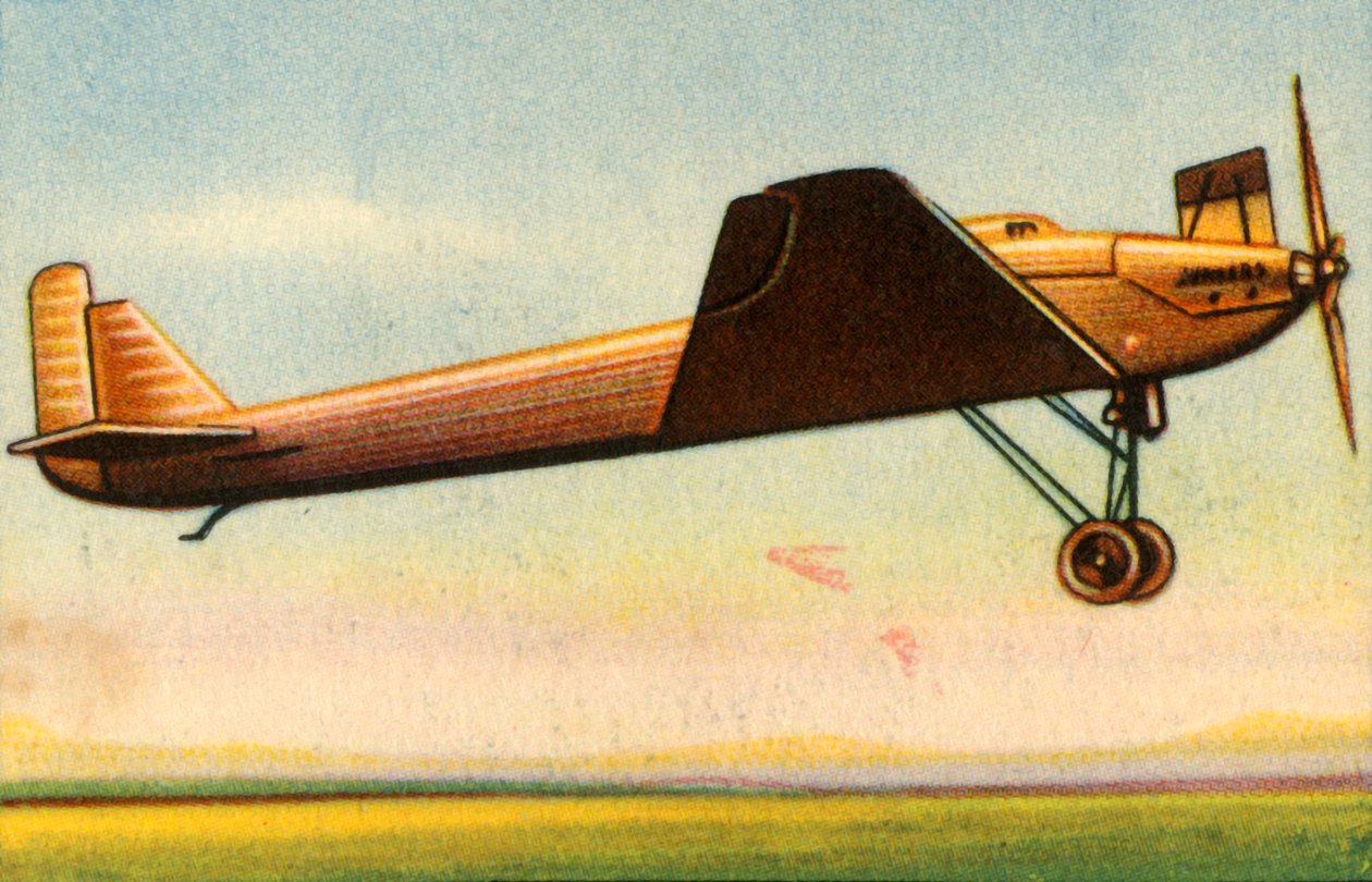 A Junkers Ju 49 repülőgép első repülése, 1931. október 2., 1932. alkotó: Unbekannt