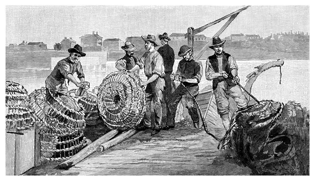 Fishermans Jetty, 1886 alkotó: Unbekannt
