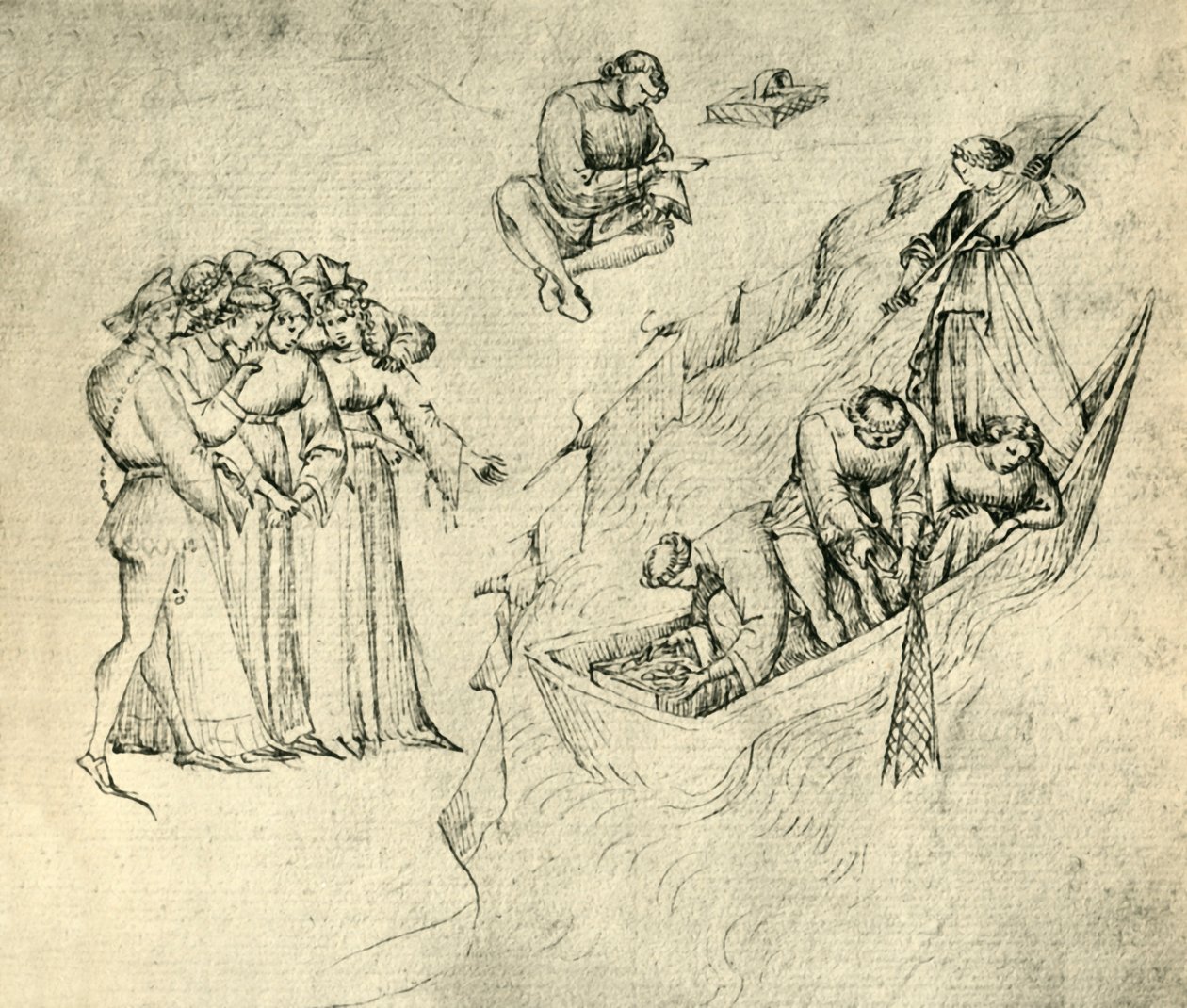 Halászok, 15. század közepe, 1943. alkotó: Unbekannt