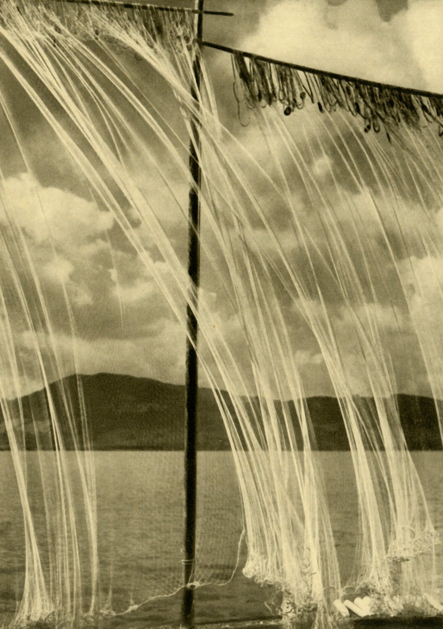 Halászhálók, Attersee, Felső-Ausztria, c1935. alkotó: Unbekannt