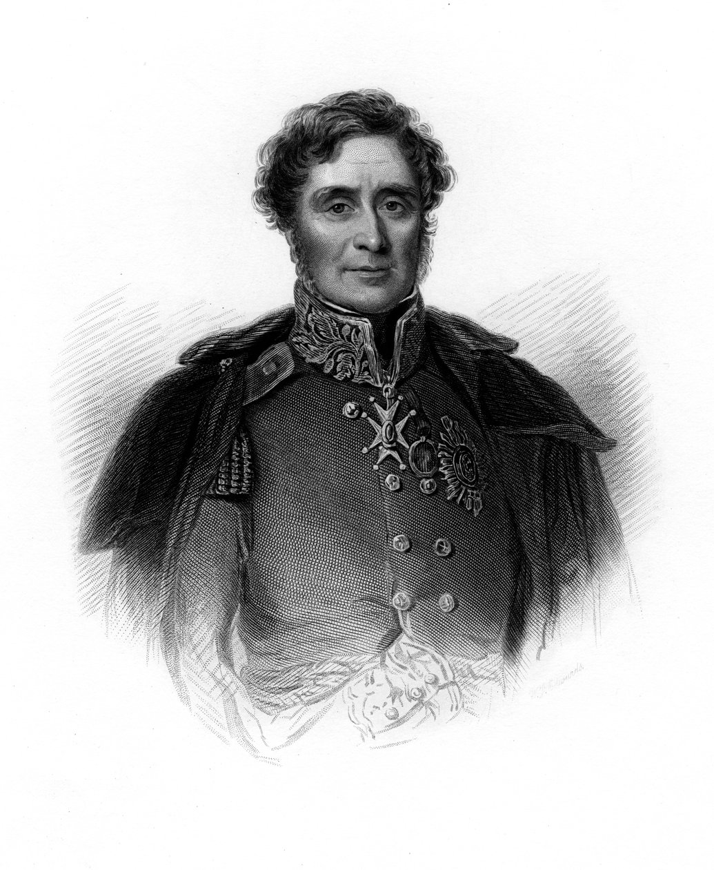 Fitzroy James Henry Somerset, Raglan 1. báró, angol katona, 1860 alkotó: Unbekannt