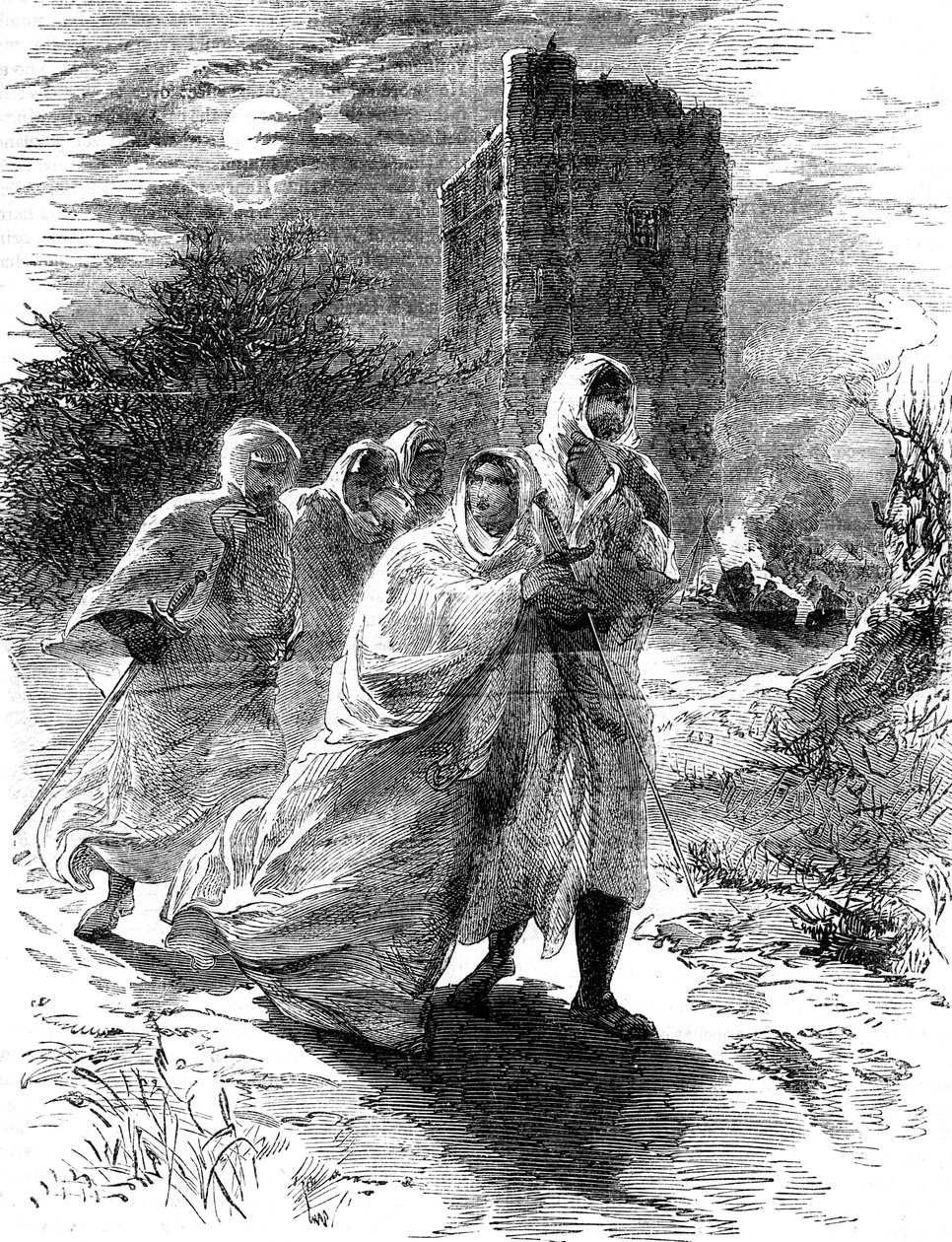 Matilda repülése Oxfordból, 1142 alkotó: Unbekannt