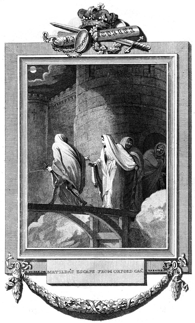 Matilda repülése Oxfordból, 1142 1789 alkotó: Unbekannt