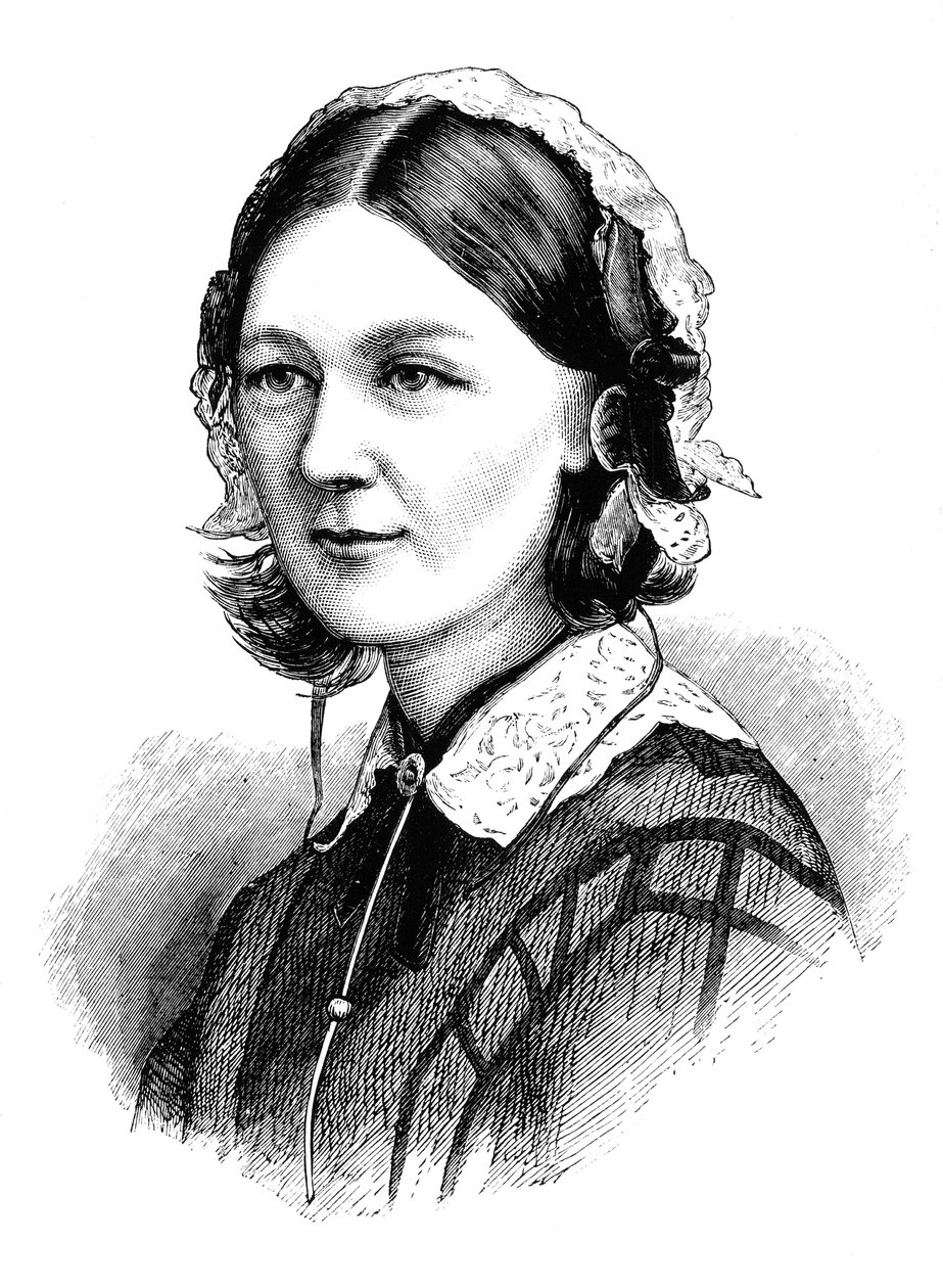 Florence Nightingale, 1870 alkotó: Unbekannt