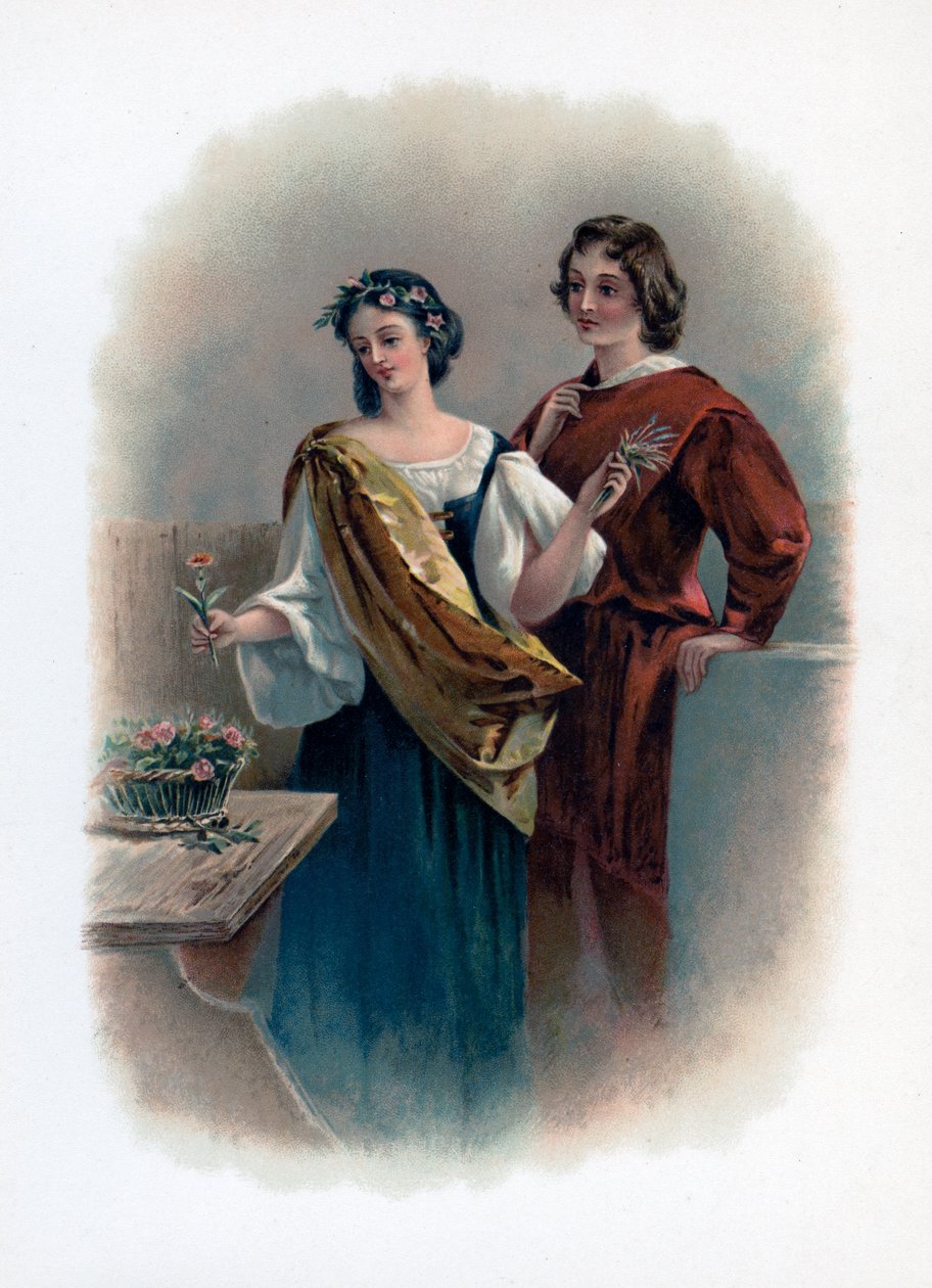 Florizel és Perdita, 1891 alkotó: Unbekannt