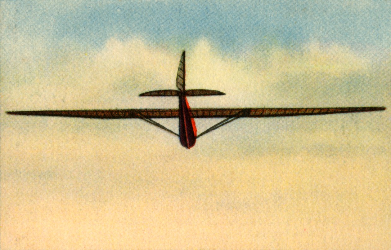 Vitorlázórepülő oktató a Rhön-Rossitten Társaság vitorlázórepülőiskolájában, Németország, 1932. alkotó: Unbekannt