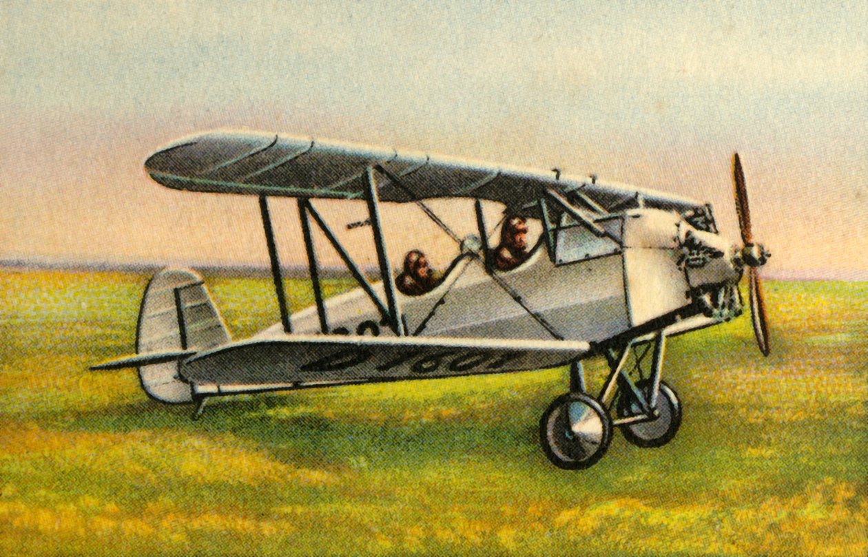 Focke-Wulf S 24 Kiebitz kétfedelű repülőgép, 1920-as évek, 1932. alkotó: Unbekannt