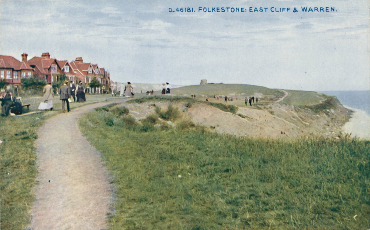 Folkestone: East Cliff & Warren, 19. század vége – 20. század eleje alkotó: Unbekannt