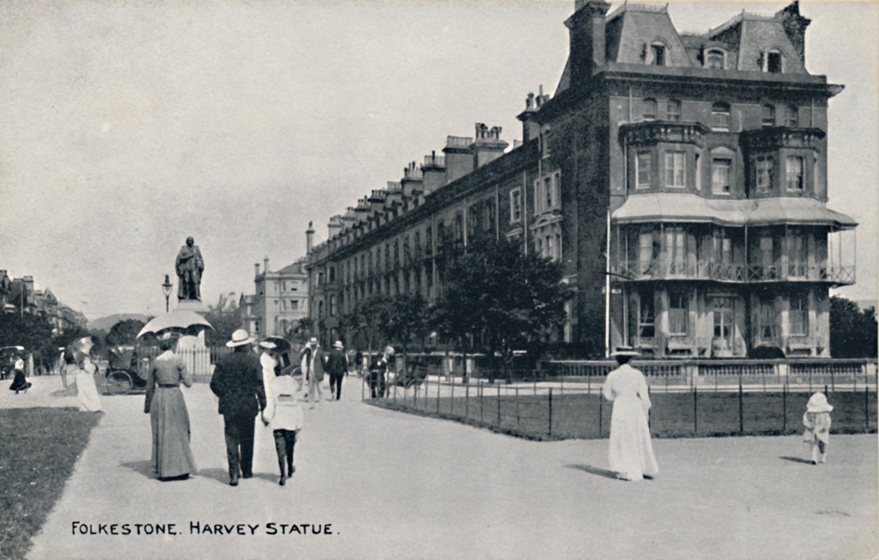 Folkestone. Harvey-szobor, 19. század vége – 20. század eleje alkotó: Unbekannt