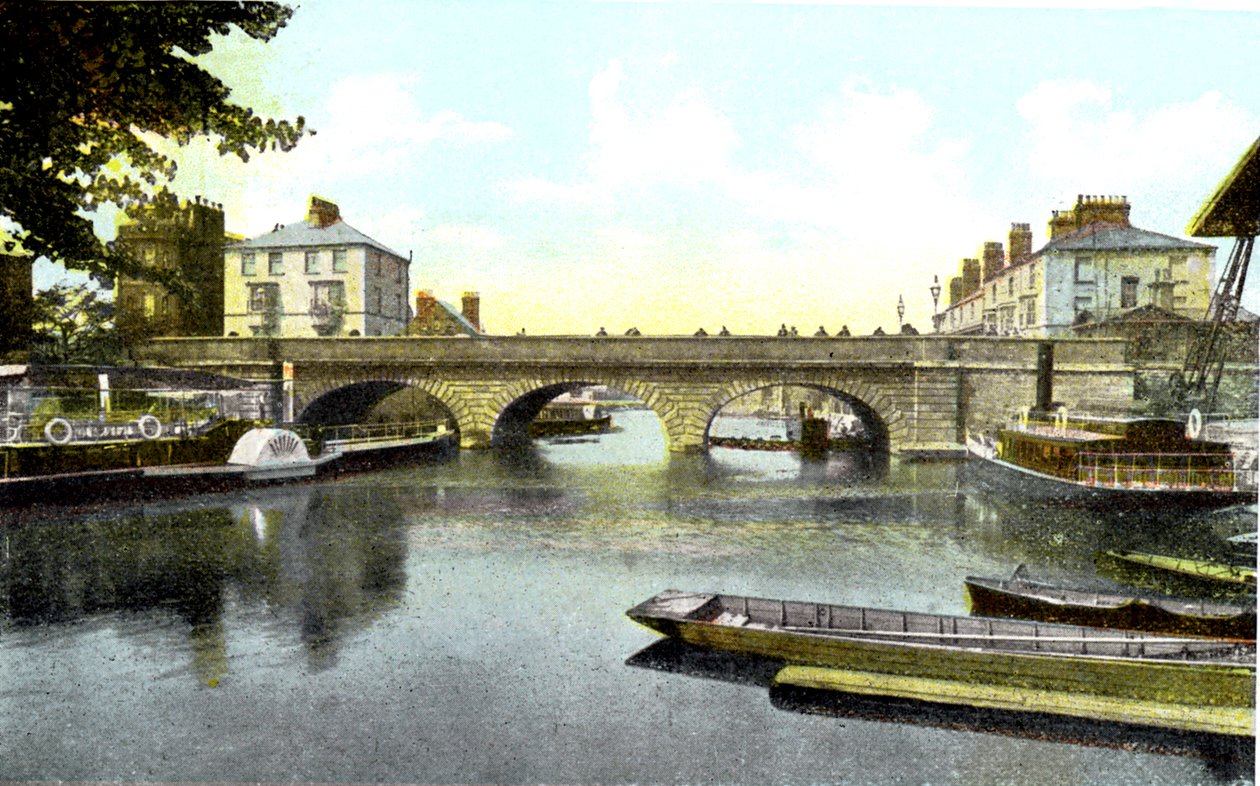 Folly Bridge, Oxford, XX. század alkotó: Unbekannt