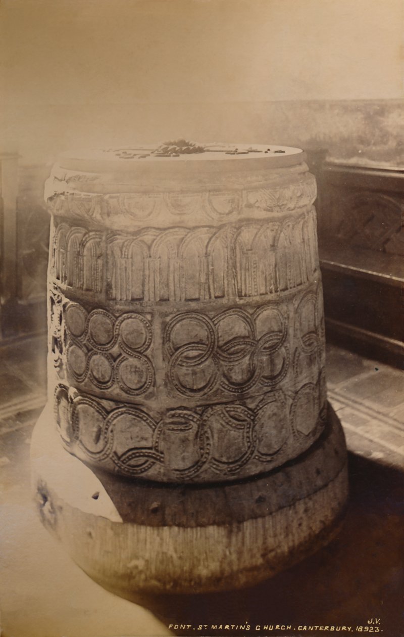 Font, St. Martins Church, Canterbury, 1929. alkotó: Unbekannt