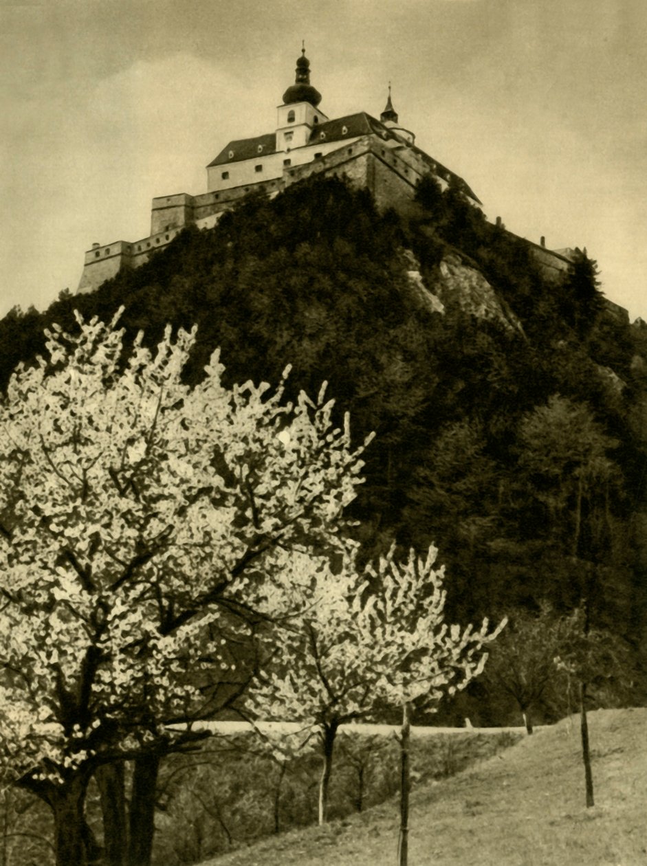 Forchtenstein kastély, Burgenland, Ausztria, 1935. alkotó: Unbekannt
