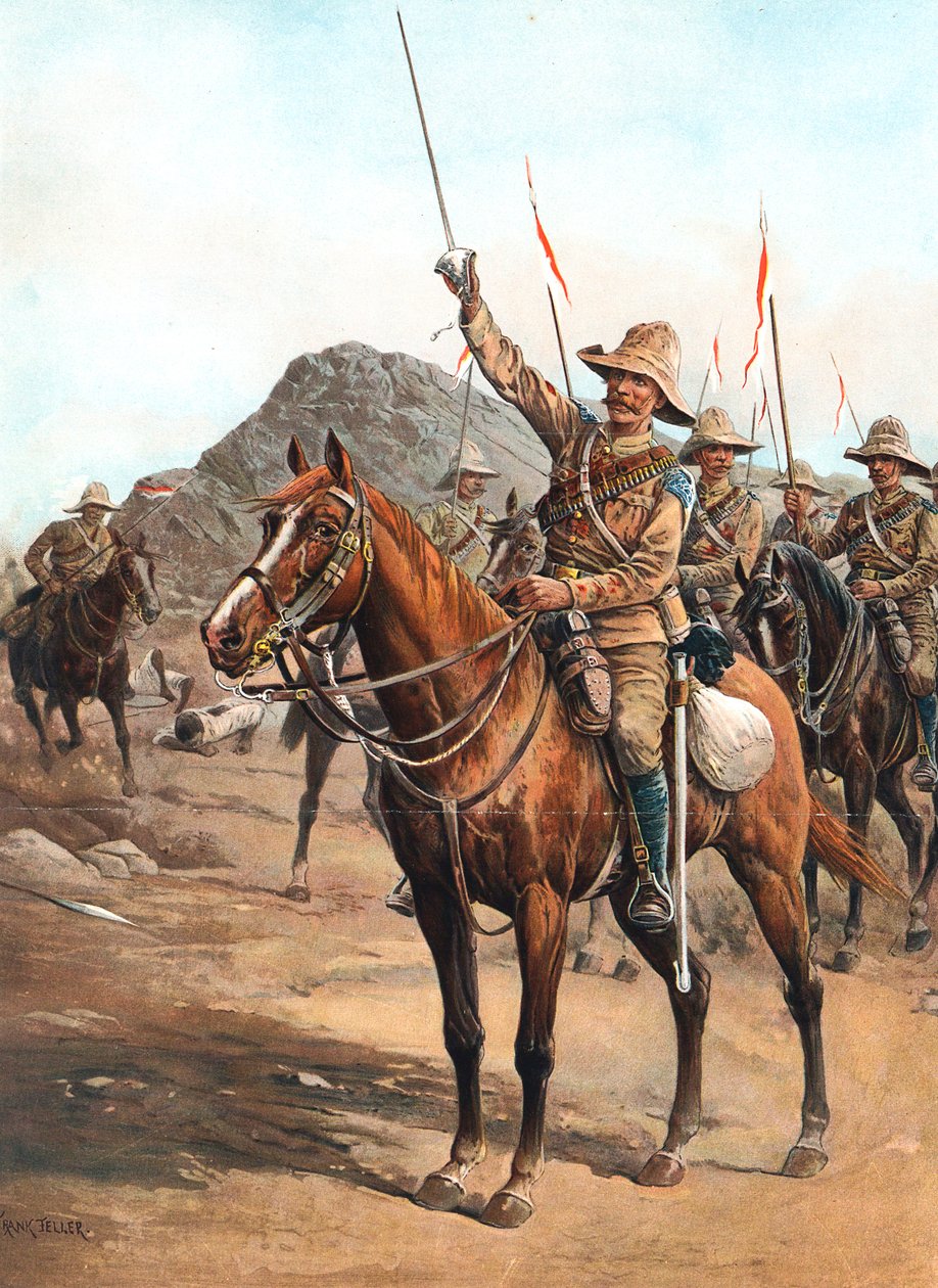 Form Up, No 2! Form Up!, Brit lándzsa az Omdurman-i csatában, Szudán, 1898 alkotó: Unbekannt