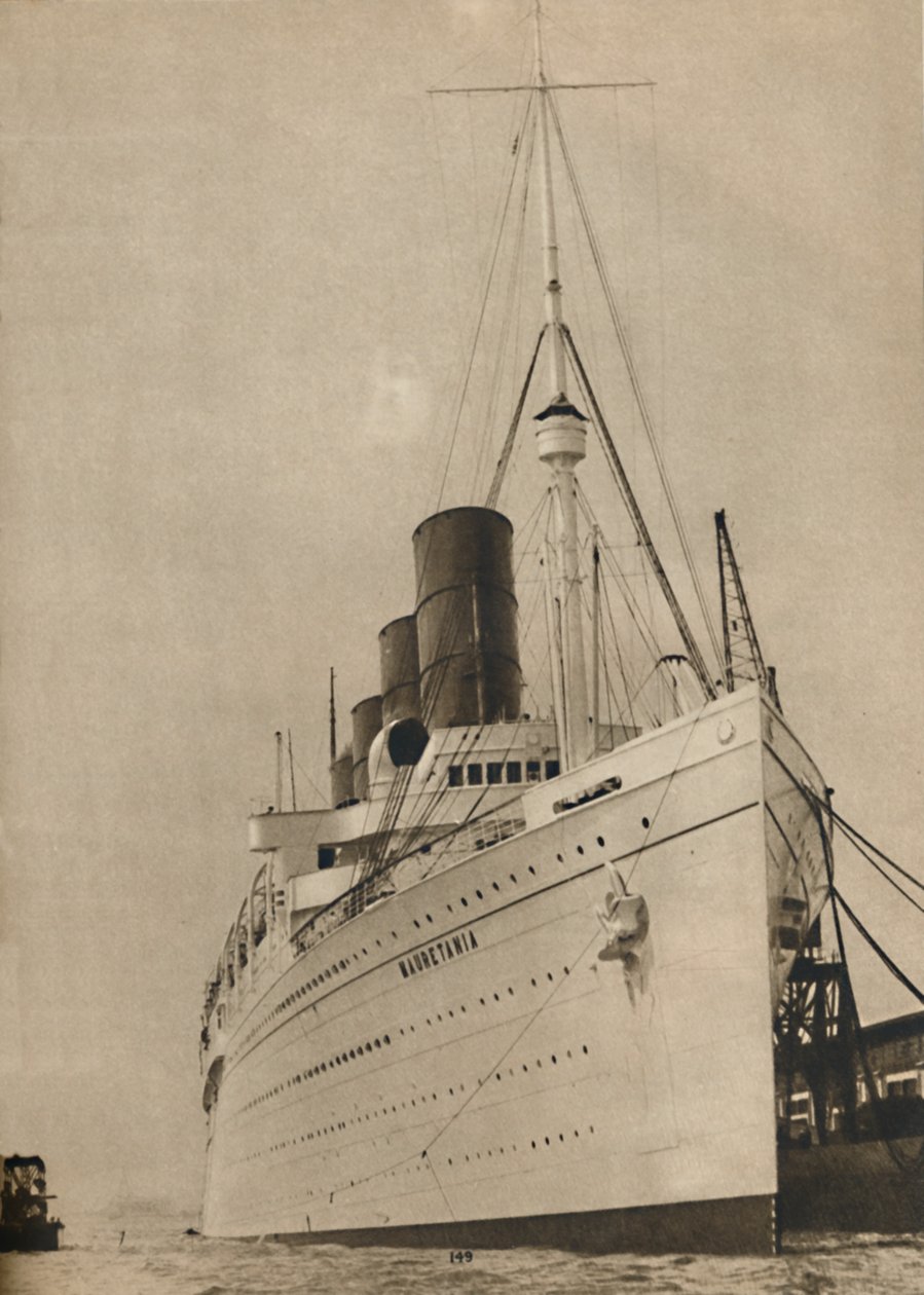 Az óceán egykori királynője, R,M.S. A Cunard White Star Line Mauretania, 1936 alkotó: Unbekannt