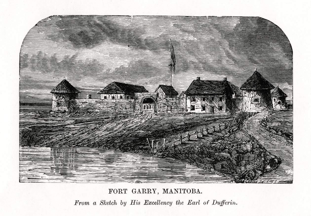 Fort Garry, Manitoba, Kanada, 19. század vége alkotó: Unbekannt