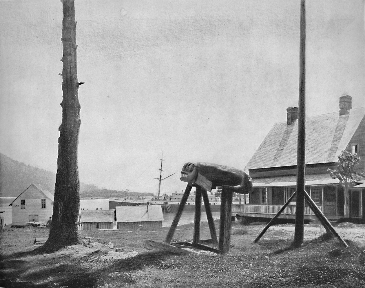 Fort Wrangel, Alaszka, 1897. alkotó: Unbekannt
