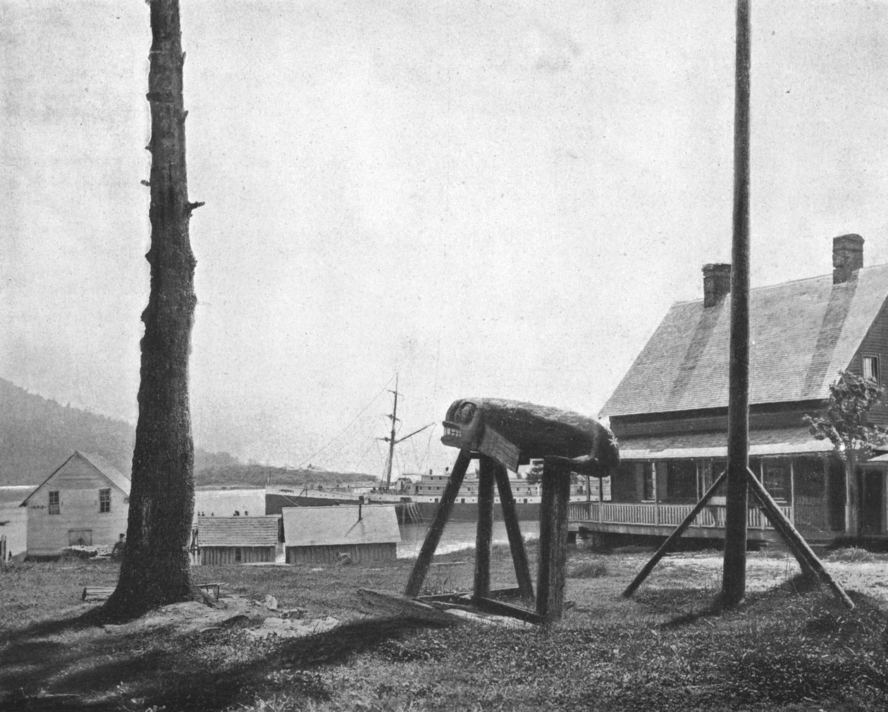 Fort Wrangell, Alaszka, USA, 1900. alkotó: Unbekannt