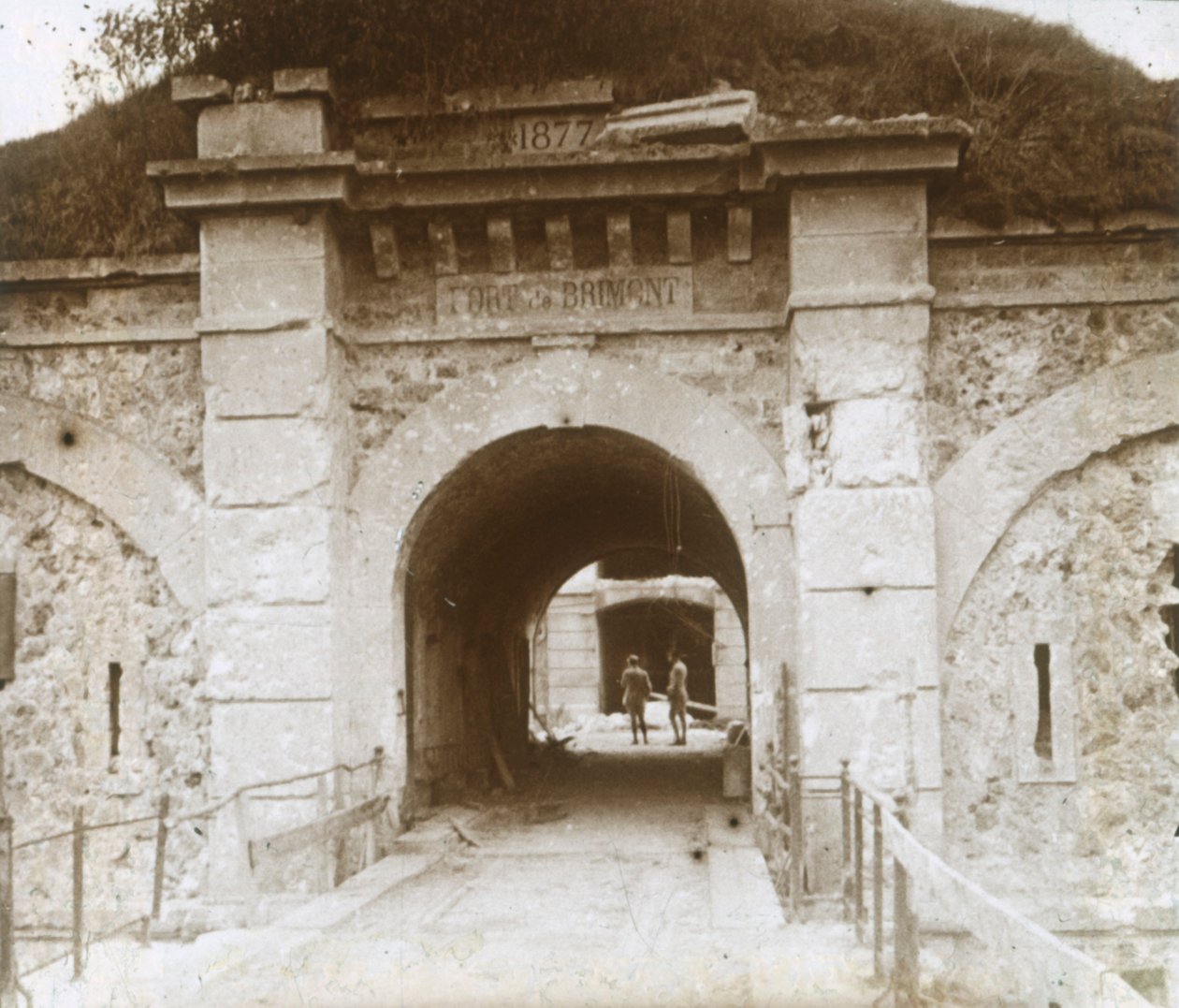 Fort de Brimont, Reims, Észak-Franciaország, 1914-c1918 alkotó: Unbekannt