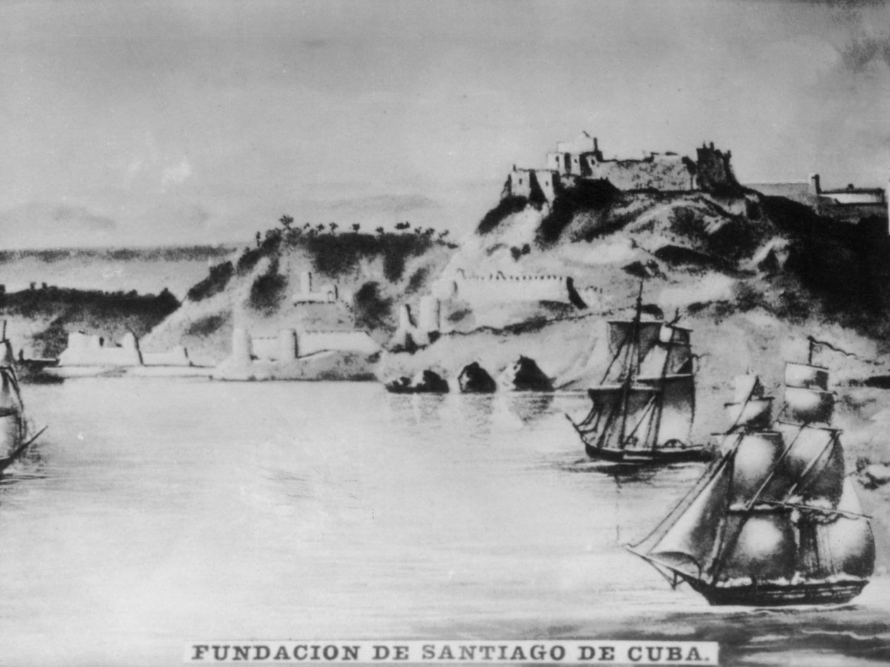 Santiago de Cuba alapítása, 1515, 1920-as évek alkotó: Unbekannt